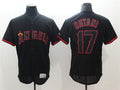 Custom Fan-Made Shohei Ohtani Los Angeles Angels #17 Black Baseball Jersey