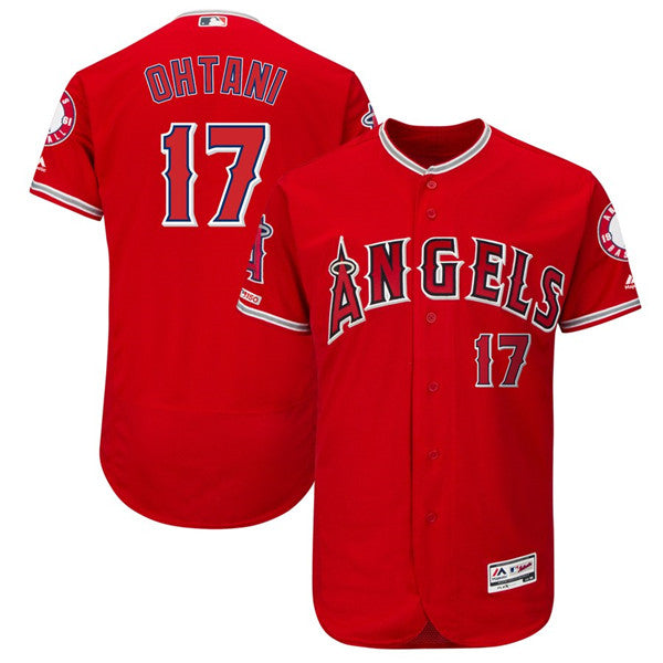 Custom Fan-Made Shohei Ohtani Los Angeles Angels #17 Baseball Jersey