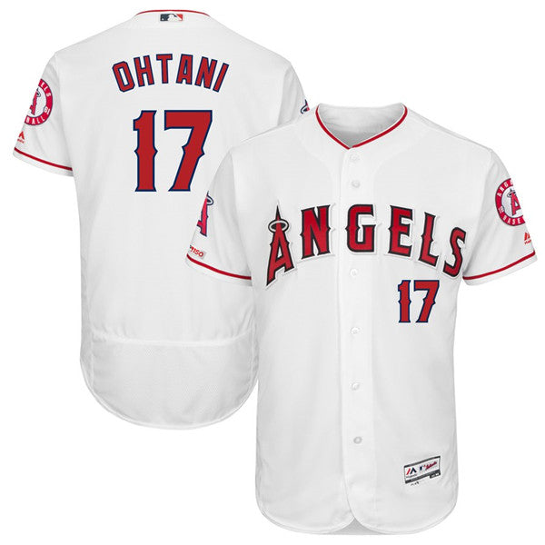 Custom Fan-Made Shohei Ohtani Los Angeles Angels #17 White Baseball Jersey