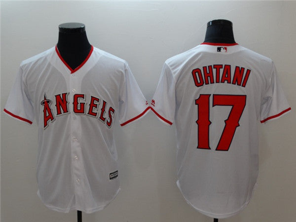 Custom Fan-Made Shohei Ohtani Los Angeles Angels #17 White Baseball Jersey