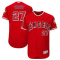 Custom Fan-Made Mike Trout Los Angeles Angels #27 Baseball Jersey