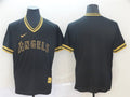 Custom Fan-Made Black Los Angeles Angels Baseball Jersey Los Angeles Angels Black Baseball Jersey