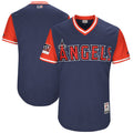 Custom Fan-Made Navy 2018 Los Angeles Angels Baseball Jersey Los Angeles Angels Navy 2018 Baseball Jersey