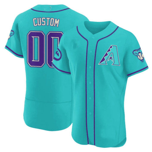Custom purple baseball jersey back view | GameDay Jerseys