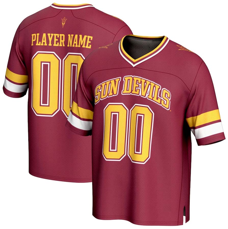 Custom maroon football jersey | GameDay Jerseys