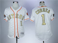Custom Fan-Made Carlos Correa Houston Astros #1 White 2018 Baseball Jersey