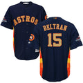 Custom Fan-Made Carlos Beltran Houston Astros #15 Navy 2018 Baseball Jersey