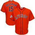 Custom Fan-Made Carlos Beltran Bound Houston Astros #15 Orange 2017 Baseball Jersey