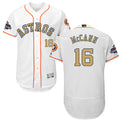 Custom Fan-Made Brian McCann Houston Astros #16 White 2018 Baseball Jersey