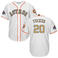 Custom Fan-Made Preston Tucker Houston Astros #20 White 2018 Baseball Jersey
