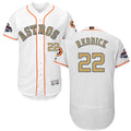 Custom Fan-Made Josh Reddick Houston Astros #22 White 2018 Baseball Jersey