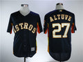 Custom Fan-Made Jose Altuve Houston Astros #27 Navy 2018 Baseball Jersey