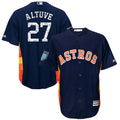 Custom Fan-Made Jose Altuve Spring Training Houston Astros #27 Navy 2018 Baseball Jersey