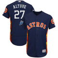 Custom Fan-Made Jose Altuve Spring Training Houston Astros #27 Navy 2018 Baseball Jersey