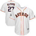 Custom Fan-Made Jose Altuve Bound Houston Astros #27 White 2017 Baseball Jersey
