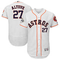 Custom Fan-Made Jose Altuve Bound Houston Astros #27 White 2017 Baseball Jersey