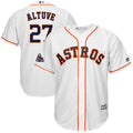 Custom Fan-Made Jose Altuve Houston Astros #27 White 2017 Baseball Jersey