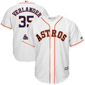 Custom Fan-Made Justin Verlander Houston Astros #35 White 2017 Baseball Jersey