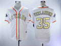 Custom Fan-Made Justin Verlander Houston Astros #35 White 2018 Baseball Jersey