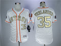 Custom Fan-Made Justin Verlander Houston Astros #35 White 2018 Baseball Jersey