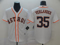 Custom Fan-Made Justin Verlander Houston Astros #35 White Baseball Jersey