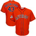 Custom Fan-Made Lance McCullers Jr. Bound Houston Astros #43 Orange 2017 Baseball Jersey