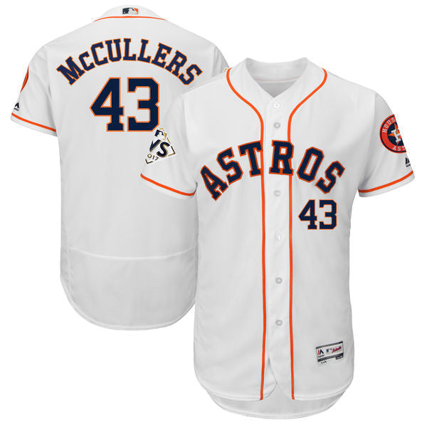 Custom Fan-Made Lance McCullers Jr. Bound Houston Astros #43 White 2017 Baseball Jersey