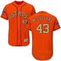 Custom Fan-Made Lance McCullers Houston Astros #43 Orange 2018 Baseball Jersey