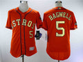 Custom Fan-Made Jeff Bagwell Houston Astros #5 Orange 2018 Baseball Jersey