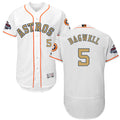 Custom Fan-Made Jeff Bagwell Houston Astros #5 White 2018 Baseball Jersey