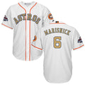 Custom Fan-Made Jake Marisnick Houston Astros #6 White 2018 Baseball Jersey