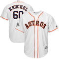Custom Fan-Made Dallas Keuchel Bound Houston Astros #60 White 2017 Baseball Jersey