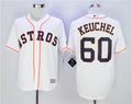 Custom Fan-Made Dallas Keuchel Houston Astros #60 White Baseball Jersey