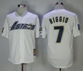 Custom Fan-Made Craig Biggio Houston Astros #7 White Baseball Jersey
