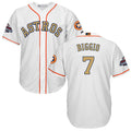 Custom Fan-Made Craig Biggio Houston Astros #7 White Baseball Jersey