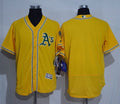 Custom Fan-Made Gold Oakland Athletics Baseball Jersey Oakland Athletics Gold Baseball Jersey