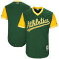 Custom Fan-Made Green 2017 Oakland Athletics Baseball Jersey Oakland Athletics Green 2017 Baseball Jersey