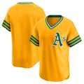 Oakland Athletics Cooperstown Collection Limited Jersey - Gold Stitched Baseball Jersey