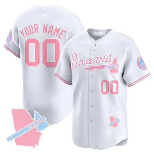 Custom pink baseball jersey full view | GameDay Jerseys