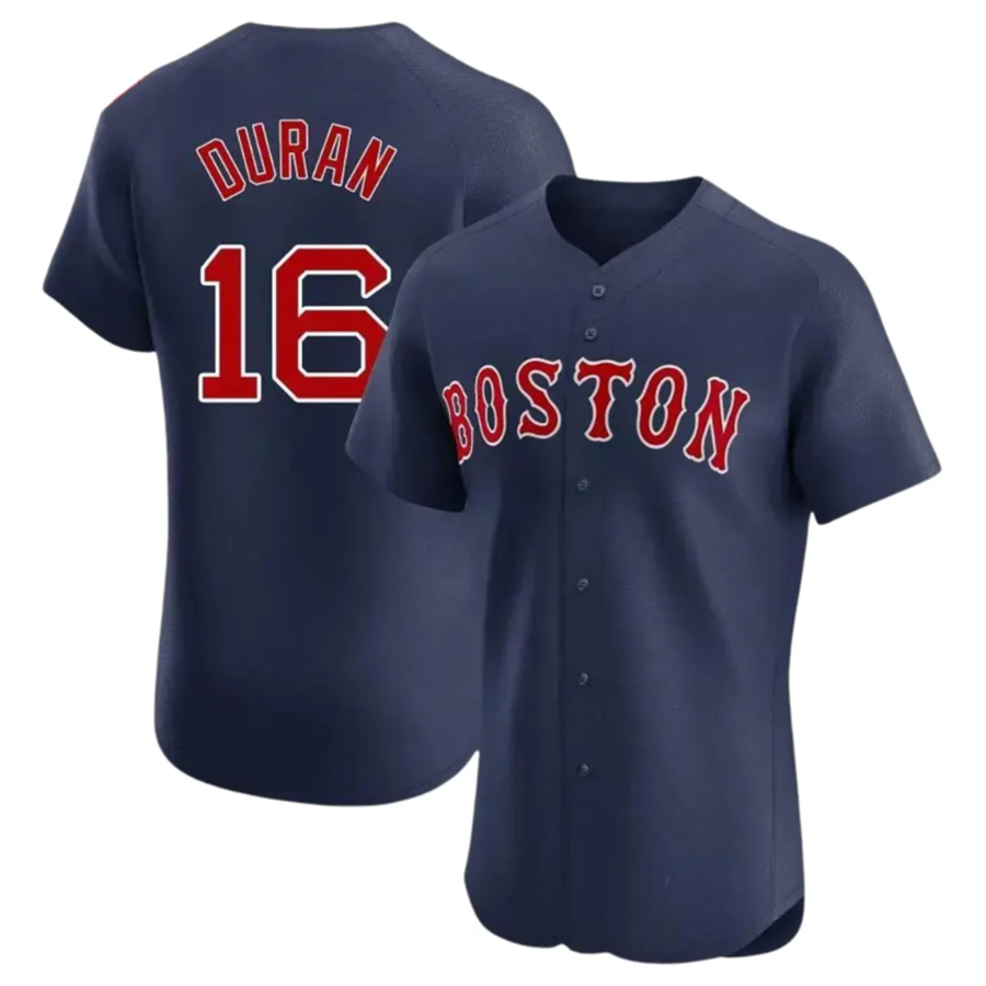 B.Red Sox #16 Jarren Duran Player Navy Limited Elite Stitched Baseball Jerseys