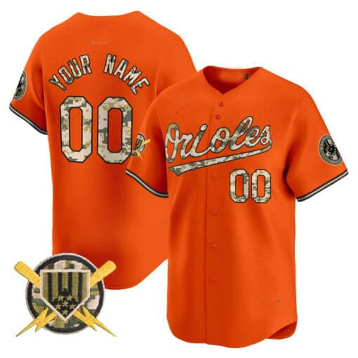 Custom B.Orioles Armed Forces Day Vapor Premier Limited 篓C All Stitched Baseball Jerseys