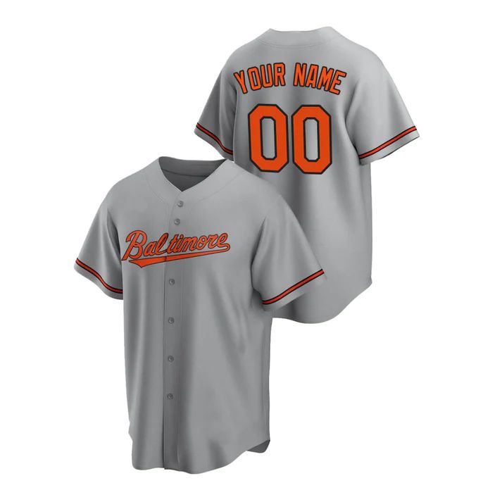 Custom gray baseball jersey | GameDay Jerseys