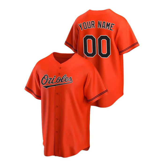 Custom orange baseball jersey | GameDay Jerseys