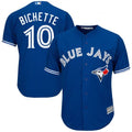 Custom Fan-Made Bo Bichette Toronto Blue Jays #10 Blue Baseball Jersey