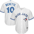 Custom Fan-Made Bo Bichette Toronto Blue Jays #10 Blue Baseball Jersey
