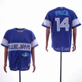 Custom Fan-Made David Price Toronto Blue Jays #14 Blue Baseball Jersey