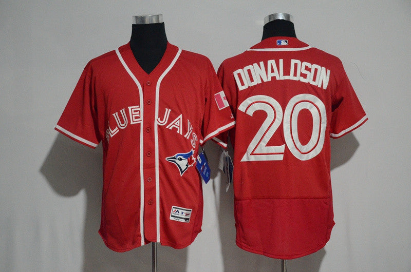 Custom Fan-Made Troy Tulowitzki Toronto Blue Jays #2 Red Baseball Jersey