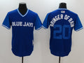 Custom Fan-Made Josh Donaldson Bringer Rain Toronto Blue Jays #20 Blue 2017 Baseball Jersey