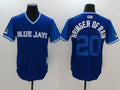 Custom Fan-Made Josh Donaldson Bringer Rain Toronto Blue Jays #20 Blue 2018 Baseball Jersey