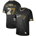 Custom Fan-Made Vladimir Guerrero Jr Toronto Blue Jays #27 Blue Baseball Jersey